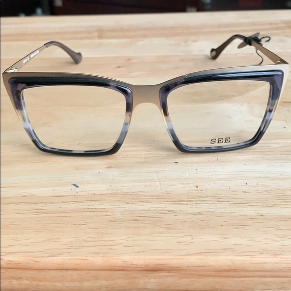 SEE women’s HANDMADE designer glasses NWT